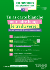 AFFICHE - Jeu Concours - Campagne de Communication - Tri du Verre